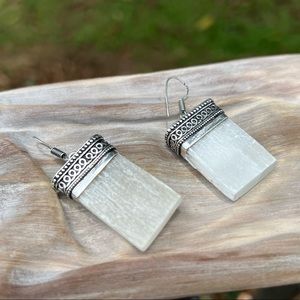 Selenite Earrings
